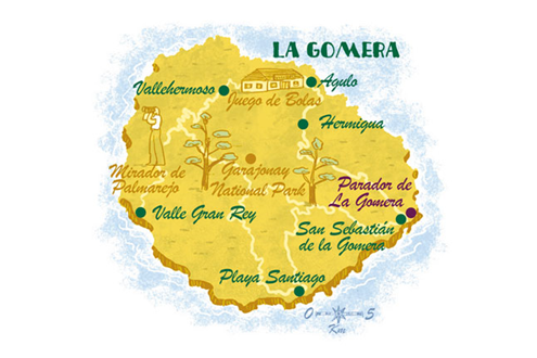 Splash Gomera - La Gomera - Map